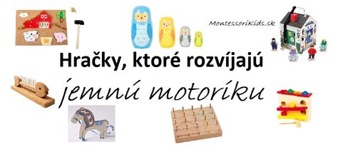 Hračky na rozvoj jemnej motoriky