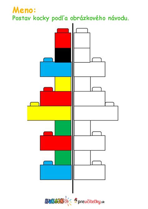 Dieťa stavia vežu z kociek