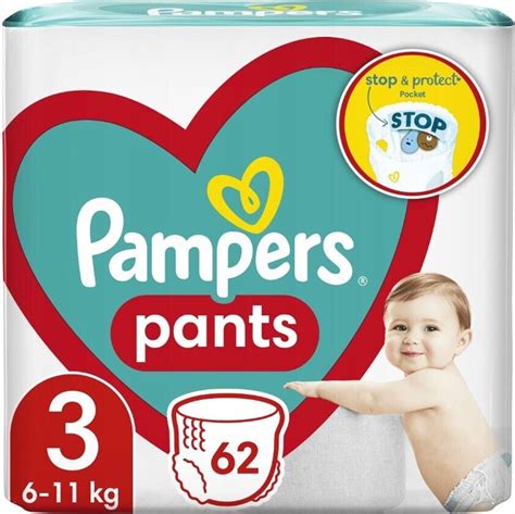 rôzne veľkosti plienkových nohavičiek Pampers Pants