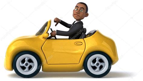 Zábavné kreslené auto