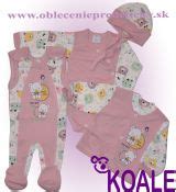 Detská výbavička s oblečením a plienkami