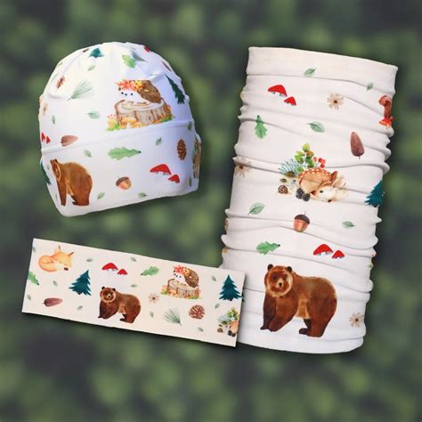 Ukážka bielej multifunkčnej šatky Mimi&Mami