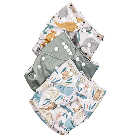 Sada moderných látkových plienok