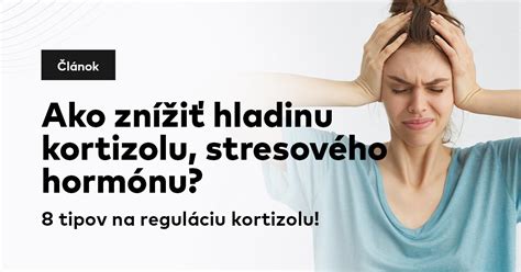 Ilustrácia stresového hormónu kortizolu