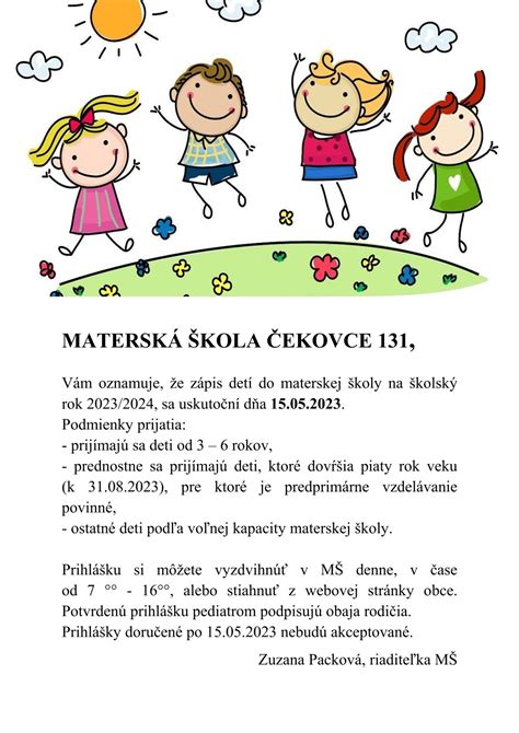 Symbol materskej školy