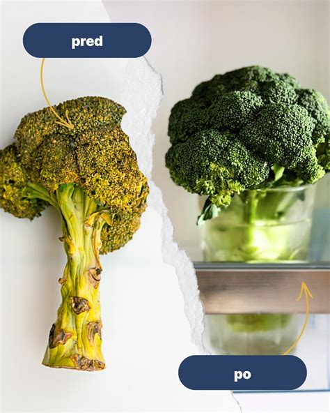 Čerstvá brokolica a jablko na krájanie