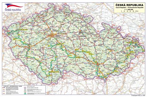 Mapa Českej republiky