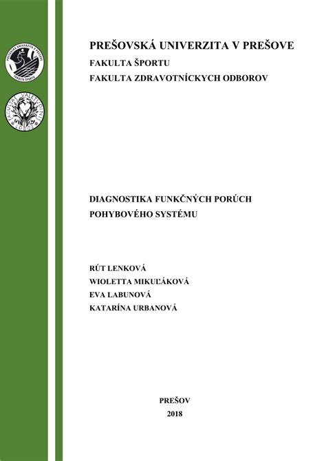 Ilustrácia percentuálneho hodnotenia funkčných porúch