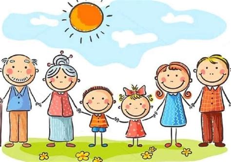 Ilustrácia rodinných vzťahov a presťahovania