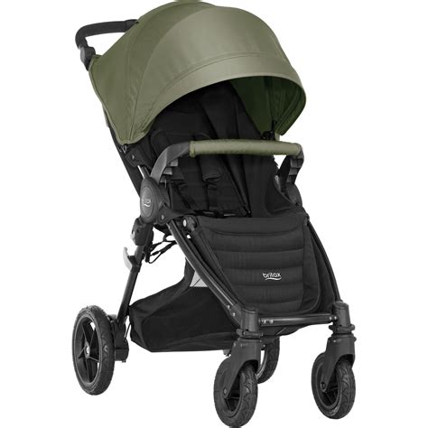 Detský kočík Britax B-Motion 4 Plus v čiernom prevedení s farebnou strieškou