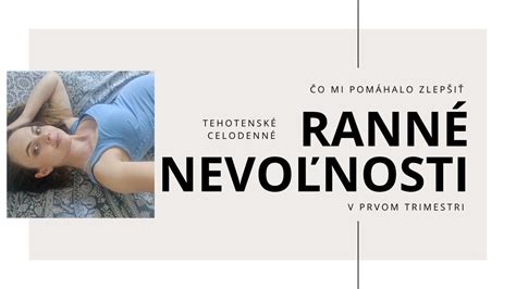 Ilustrácia znázorňujúca tehotenské nevoľnosti