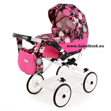 Detail otočných predných koliesok kočíka pre bábiky