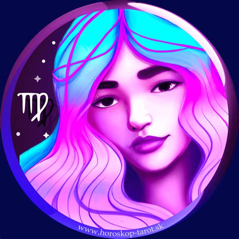 Diagram s detailným rozpisom znamenia Panna