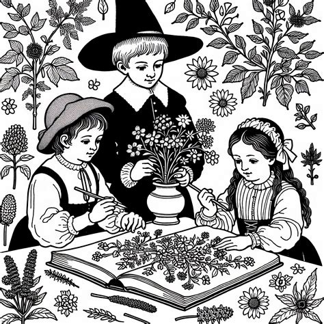 Deti vyfarbujú omaľovánku