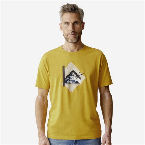 Pánske tričko s potlačou hôr a lezeckou tematikou