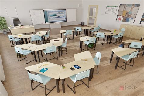 Moderná trieda s interaktívnou tabuľou