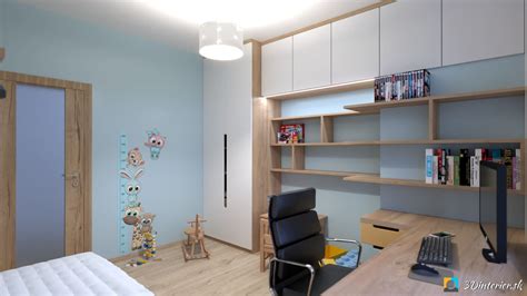 Detská izba s rôznymi kusmi nábytku