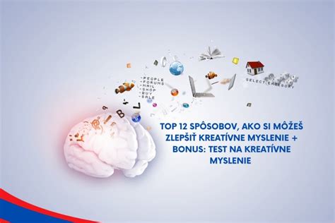 Ilustrácia mozgu s rôznymi aktívnymi oblasťami pre logické a kreatívne myslenie