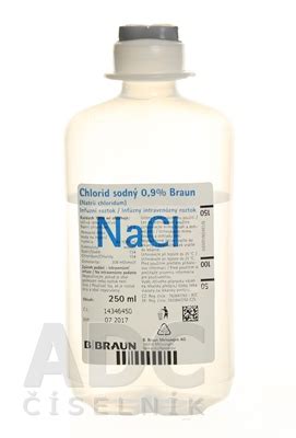 infúzny roztok chloridu sodného