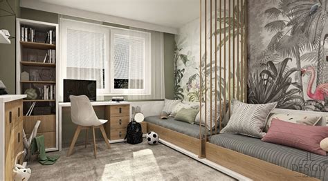 Detská izba s minimalistickým zariadením