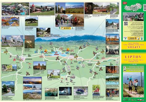 Mapa regiónu Liptov