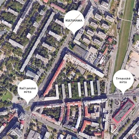 Mapa zobrazujúca lokality predškolských zariadení v Revúcej a okolí