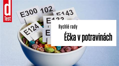Označenie éčok na potravinách