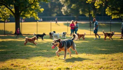 Majiteľ trénujúci psa v parku