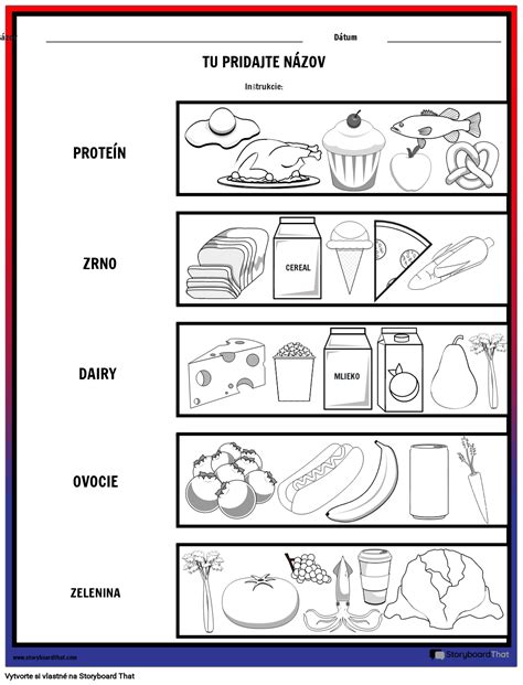 Päť skupín zdravých potravín