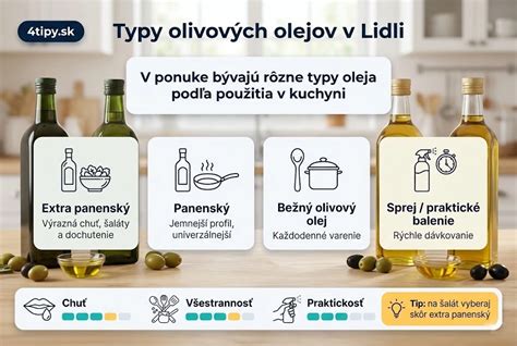 Rôzne druhy prírodných olejov