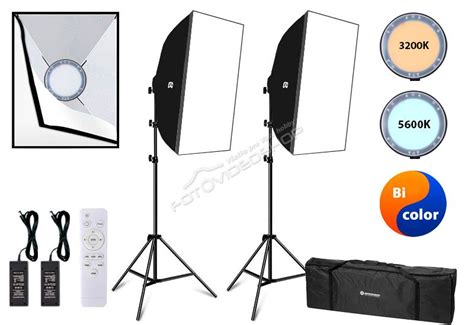 Ukážka rôznych typov osvetlenia pre fotokútik: kruhové svetlo, softbox