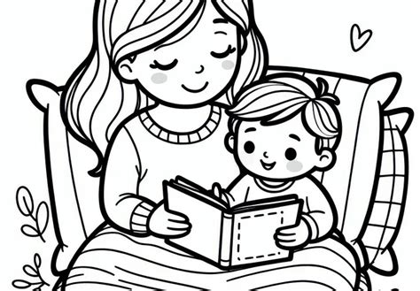 Ilustrácia rodičov čítajúcich knihu dieťaťu