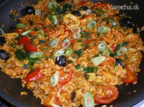 Morská ryža s plodmi mora