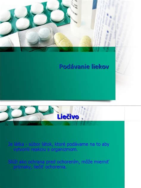Ilustrácia liekov v lekárničke