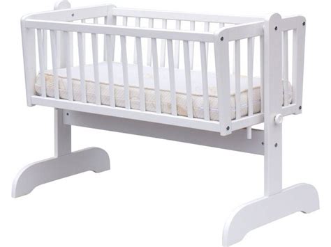 Drevená detská kolíska s baldachýnom