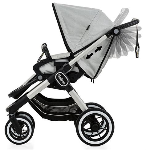 detské sedadlo kočíka s možnosťou polohovania