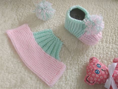 Pletené detské papučky