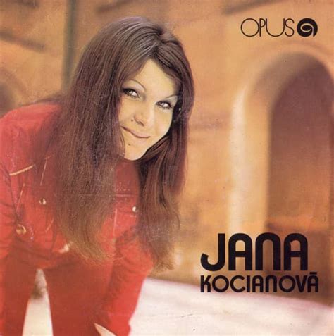 Jana Kocianová v mladosti