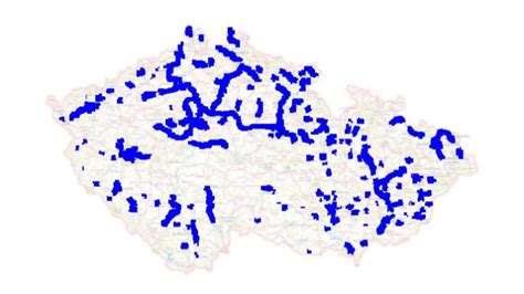 Mapa oblastí pôsobenia Juraja Jánošíka