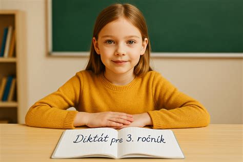 Deti si kontrolujú diktát