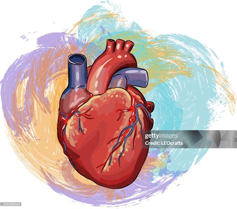 Symbolická kresba srdca s krížom a rozbúreným morom