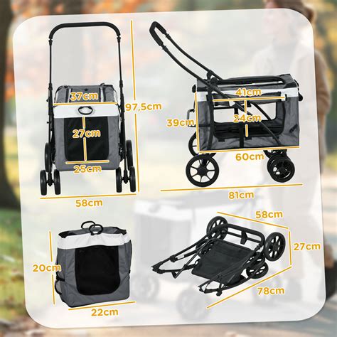 Detský kočík s úložným priestorom